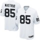 Youth Nike Oakland Raiders &85 Jeron Mastrud Elite White NFL Jersey