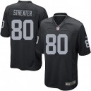 Youth Nike Oakland Raiders &80 Rod Streater Elite Black Team Color NFL Jersey