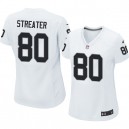 Women Nike Oakland Raiders &80 Rod Streater Elite White NFL Jersey
