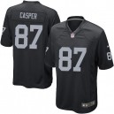 Youth Nike Oakland Raiders &87 Dave Casper Elite Black Team Color NFL Jersey