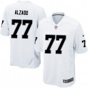 Youth Nike Oakland Raiders &77 Lyle Alzado Elite White NFL Jersey