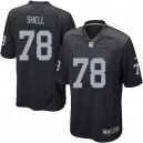 Youth Nike Oakland Raiders &78 Art Shell Elite Black Team Color NFL Jersey