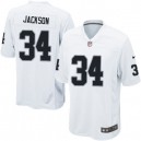 Youth Nike Oakland Raiders &34 Bo Jackson Elite White NFL Jersey