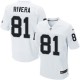 Men Nike Oakland Raiders &81 Mychal Rivera Elite White NFL Jersey