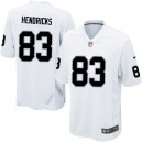 Youth Nike Oakland Raiders &83 Ted Hendricks Elite White NFL Jersey