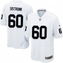 Youth Nike Oakland Raiders &60 Otis Sistrunk Elite White NFL Jersey