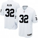 Youth Nike Oakland Raiders &32 Marcus Allen Elite White NFL Jersey