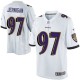 Youth Nike Baltimore Ravens &97 Timmy Jernigan Elite White NFL Jersey