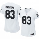 Women Nike Oakland Raiders &83 Ted Hendricks Elite White NFL Jersey
