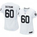 Women Nike Oakland Raiders &60 Otis Sistrunk Elite White NFL Jersey