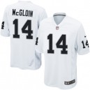 Youth Nike Oakland Raiders &14 Matt McGloin Elite White NFL Jersey