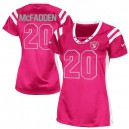 Women Nike Oakland Raiders &20 Darren McFadden Elite Pink Draft Him Shimmer NFL Jersey