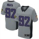 Hommes Nike Baltimore Ravens # 92 Haloti Ngata élite gris ombre NFL Maillot Magasin