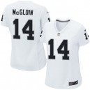 Women Nike Oakland Raiders &14 Matt McGloin Elite White NFL Jersey