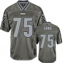 Men Nike Oakland Raiders &75 Howie Long Elite Grey Vapor NFL Jersey