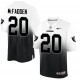 Men Nike Oakland Raiders &20 Darren McFadden Elite White/Black Fadeaway NFL Jersey