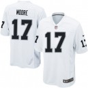 Youth Nike Oakland Raiders &17 Denarius Moore Elite White NFL Jersey