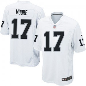 Jeunesse Nike Las Vegas Raiders # 17 denier Moore Élite blanc NFL Maillot Magasin