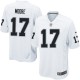 Youth Nike Oakland Raiders &17 Denarius Moore Elite White NFL Jersey
