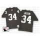 Youth Mitchell and Ness Oakland Raiders &34 Bo Jackson Black Team Color Authentic NFL Throwback Jersey
