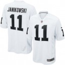 Youth Nike Oakland Raiders &11 Sebastian Janikowski Elite White NFL Jersey