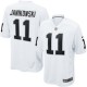 Youth Nike Oakland Raiders &11 Sebastian Janikowski Elite White NFL Jersey