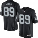 Youth Nike Oakland Raiders &89 James Jones Elite Black Team Color NFL Jersey
