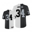 Men Nike Oakland Raiders &34 Bo Jackson Elite Team/Road Two Tone NFL Jersey