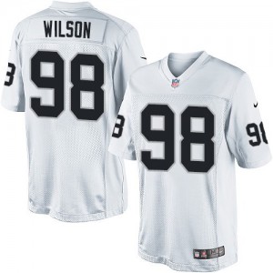 Jeunesse Nike Las Vegas Raiders # 98 le juge en chef Wilson Élite blanc NFL Maillot Magasin