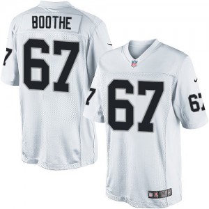 Jeunesse Nike Las Vegas Raiders # 67 Kevin Boothe Élite blanc NFL Maillot Magasin