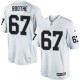 Youth Nike Oakland Raiders &67 Kevin Boothe Elite White NFL Jersey