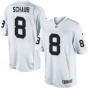 Youth Nike Oakland Raiders &8 Matt Schaub Elite White NFL Jersey