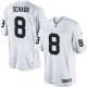 Youth Nike Oakland Raiders &8 Matt Schaub Elite White NFL Jersey