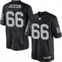 Youth Nike Oakland Raiders &66 Gabe Jackson Elite Black Team Color NFL Jersey