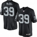 Youth Nike Oakland Raiders &39 Keith McGill Elite Black Team Color NFL Jersey