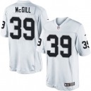 Youth Nike Oakland Raiders &39 Keith McGill Elite White NFL Jersey
