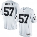 Youth Nike Oakland Raiders &57 LaMarr Woodley Elite White NFL Jersey
