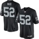 Youth Nike Oakland Raiders &52 Khalil Mack Elite Black Team Color NFL Jersey