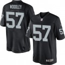 Youth Nike Oakland Raiders &57 LaMarr Woodley Elite Black Team Color NFL Jersey