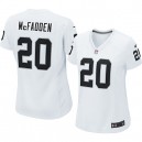 Women Nike Oakland Raiders &20 Darren McFadden Elite White NFL Jersey