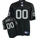 Reebok Oakland Raiders &0 Jim Otto Black Replica Throwback NFL Jersey