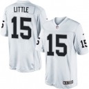 Youth Nike Oakland Raiders &15 Greg Little Elite White NFL Jersey