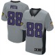 Men Nike Baltimore Ravens &88 Dennis Pitta Elite Grey Shadow NFL Jersey