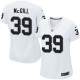 Women Nike Oakland Raiders &39 Keith McGill Elite White NFL Jersey