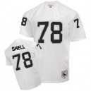Mitchell and Ness Oakland Raiders &78 Art Shell White Authentic NFL Throwback Jersey