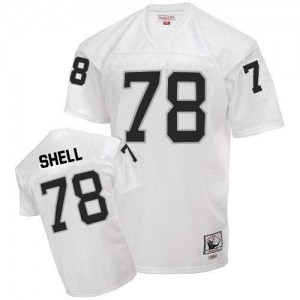 Mitchell et Ness Las Vegas Raiders # Art 78 coquille blanche Throwback authentique de NFL Maillot Magasin Mitchell et Ness Las Vegas Raiders # Art 78 coquille blanche Throwback authentique de NFL Maillot Magasin