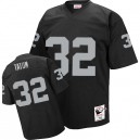 Mitchell and Ness Oakland Raiders &32 Jack Tatum Black Authentic Throwback NFL Jersey