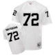 Mitchell and Ness Oakland Raiders &72 John Matuszak White Authentic NFL Throwback Jersey