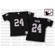 Mitchell and Ness Oakland Raiders &24 Willie Brown Black Team Color Authentic Throwback NFL Jersey