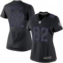 Women Nike Baltimore Ravens &82 Torrey Smith Elite Black Impact NFL Jersey